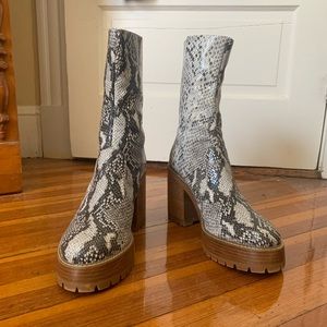 SYRO AMI Platform Boots (used once)